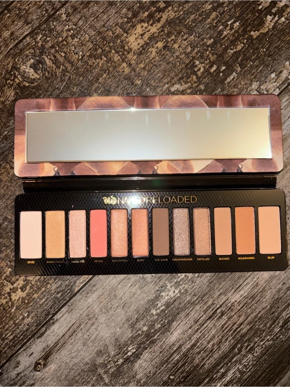 Urban Decay Naked Reloaded Eyeshadow Palette-Warm Neutral Shades New without box